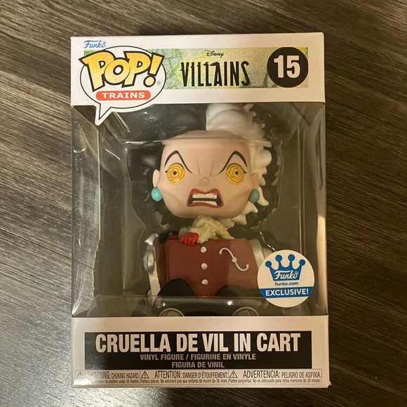 Funko POP! Disney Villains Cruella De Vil in Cart - Picture 1 of 2